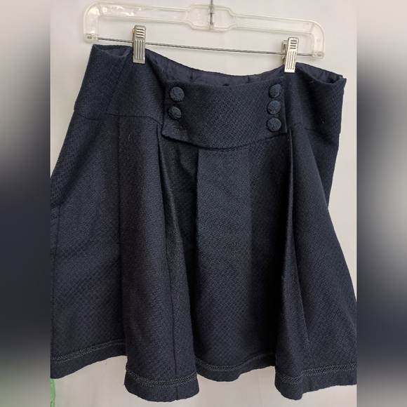 2/$30 Chic Navy Women's Wool Mini Skirt (#325) - Picture 1 of 8